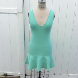 NWT Ramy Brook Pietra Knit Ruffle Dress, Size S